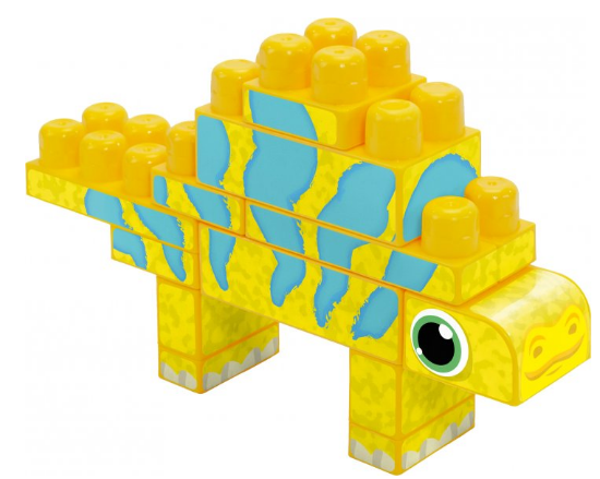 Конструктор «Baby Blocks» Діно - стегозавр