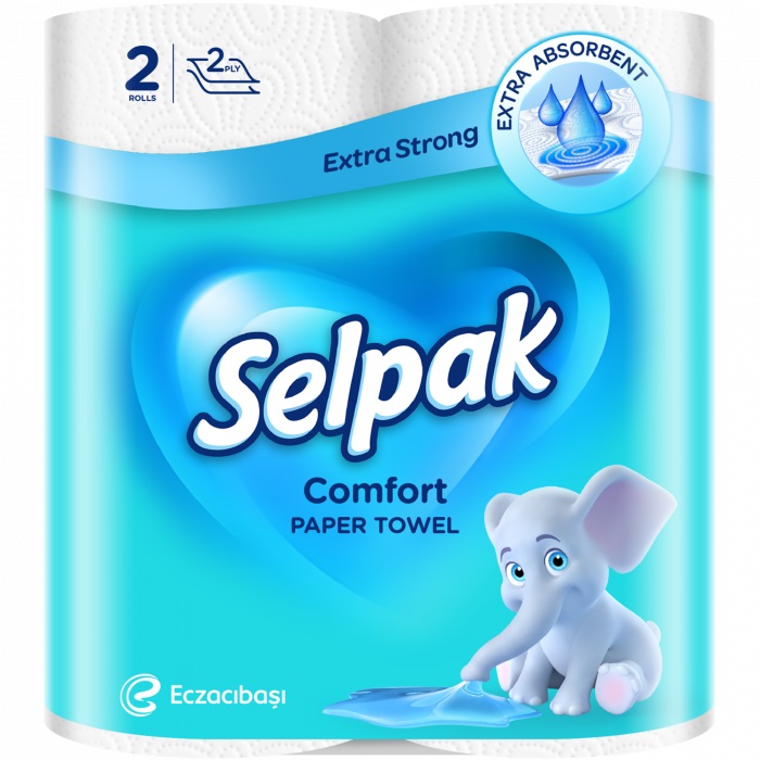 Рушник паперовий Селпак Comfort (2шт)