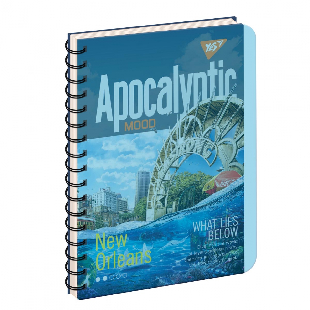 Зошит B6 144 аркуші пластикова обкладинка Apocalyptic 681711