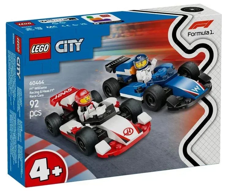 Конструктор City Автомобілі для перегонів F1®командWilliamsRacing та Haas F1®