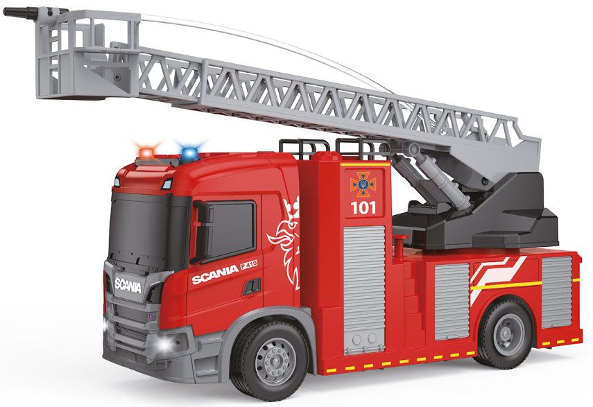 Автомодель «Technodrive» Big Truck ПОЖЕЖНА МАШИНА SCANIA (світло, звук, функ. води)