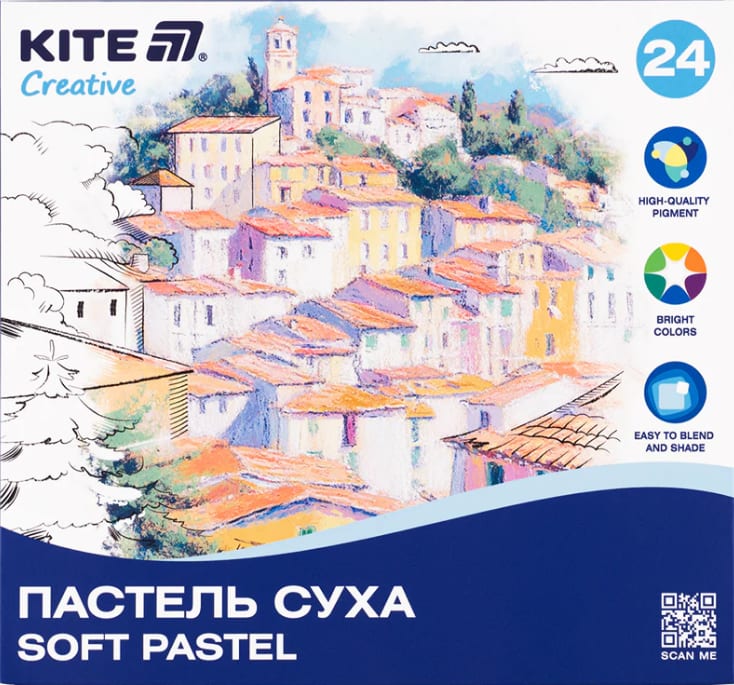 Пастель суха Creative 24 кольори