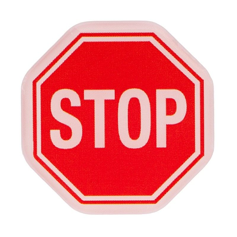 Наліпка 3D «STOP»