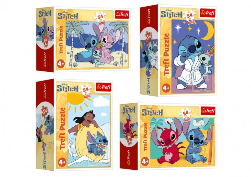 Пазли 54 елементи Mini Стіч і його світ/ Disney Lilo&Stitch_FSC Mix 70% /19814