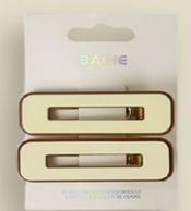 Набір заколок «White collection» (2шт) 6,5см