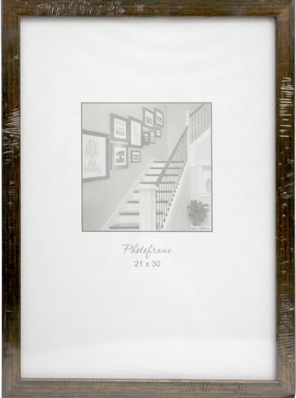 Фоторамка «DL» 21×30 темно коричнева структура
