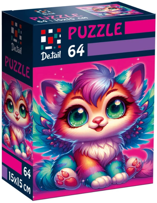 Пазли De.tail 64 елементи Крилате кошеня