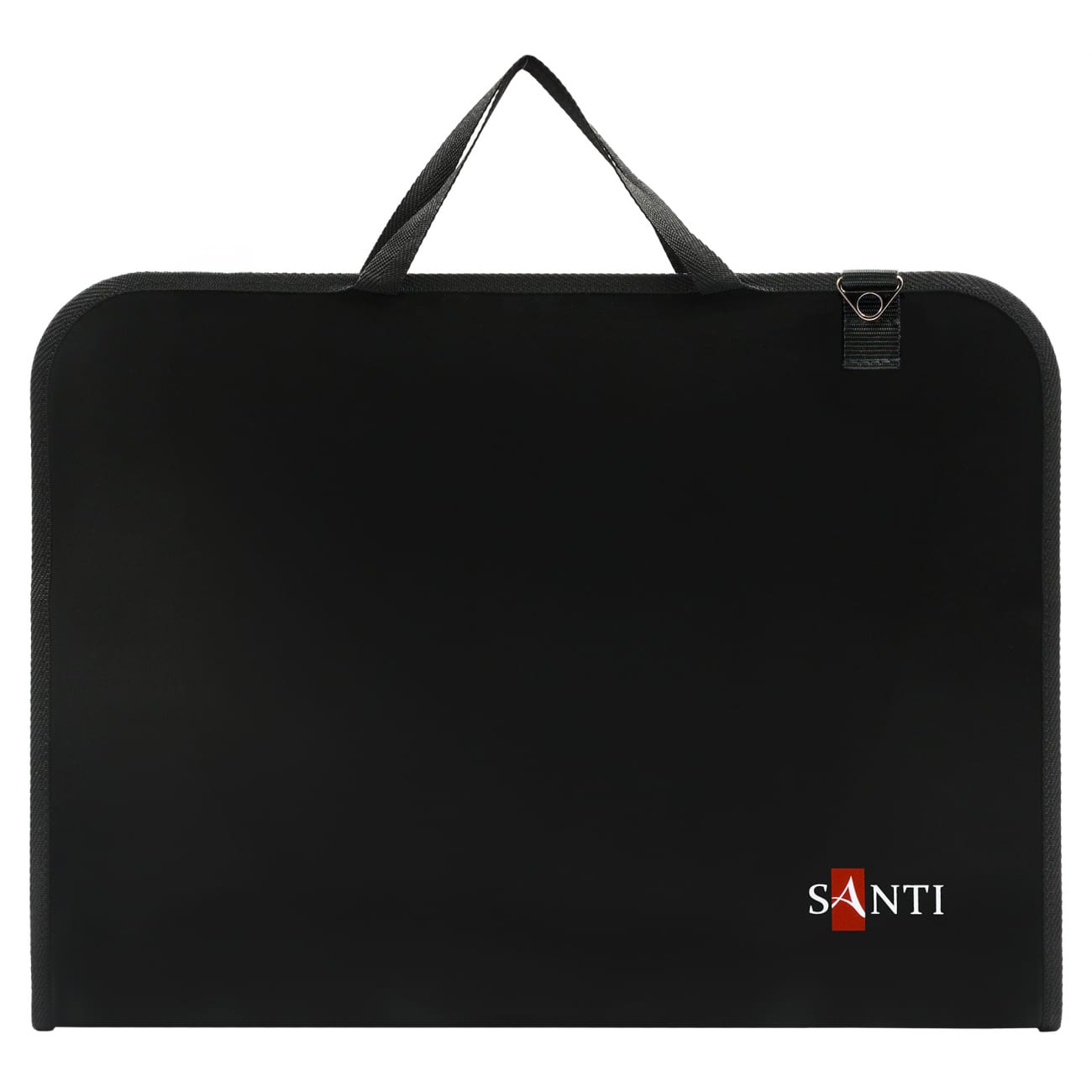 Папка-портфель «Santi» A3 пластикова для ескізів чорна