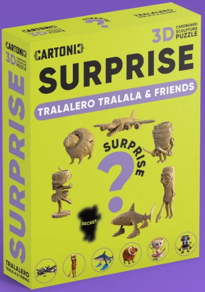 Пазли 3D «Cartonic» Surprise Tralalero Tralala & Friends