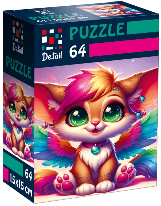 Пазли De.tail 64 елементи Крилате лисеня