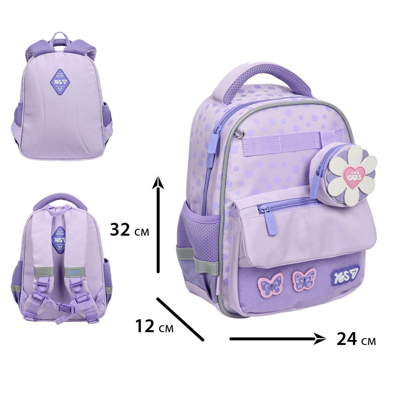 Рюкзак дошкільн. K-36XS Pusheen Summer 1 відділення, 3 кишені