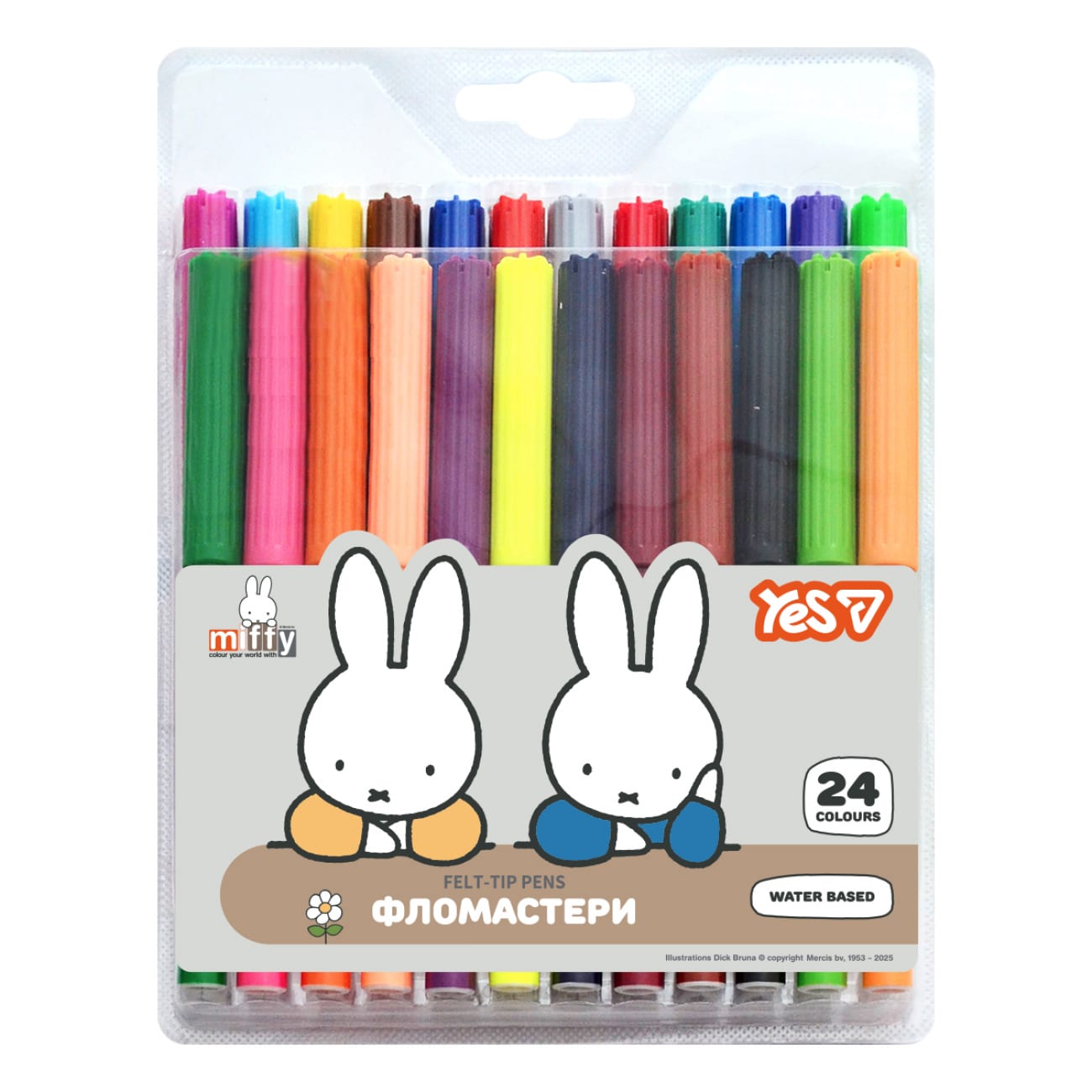 Фломастери 24 кольори «Miffy»