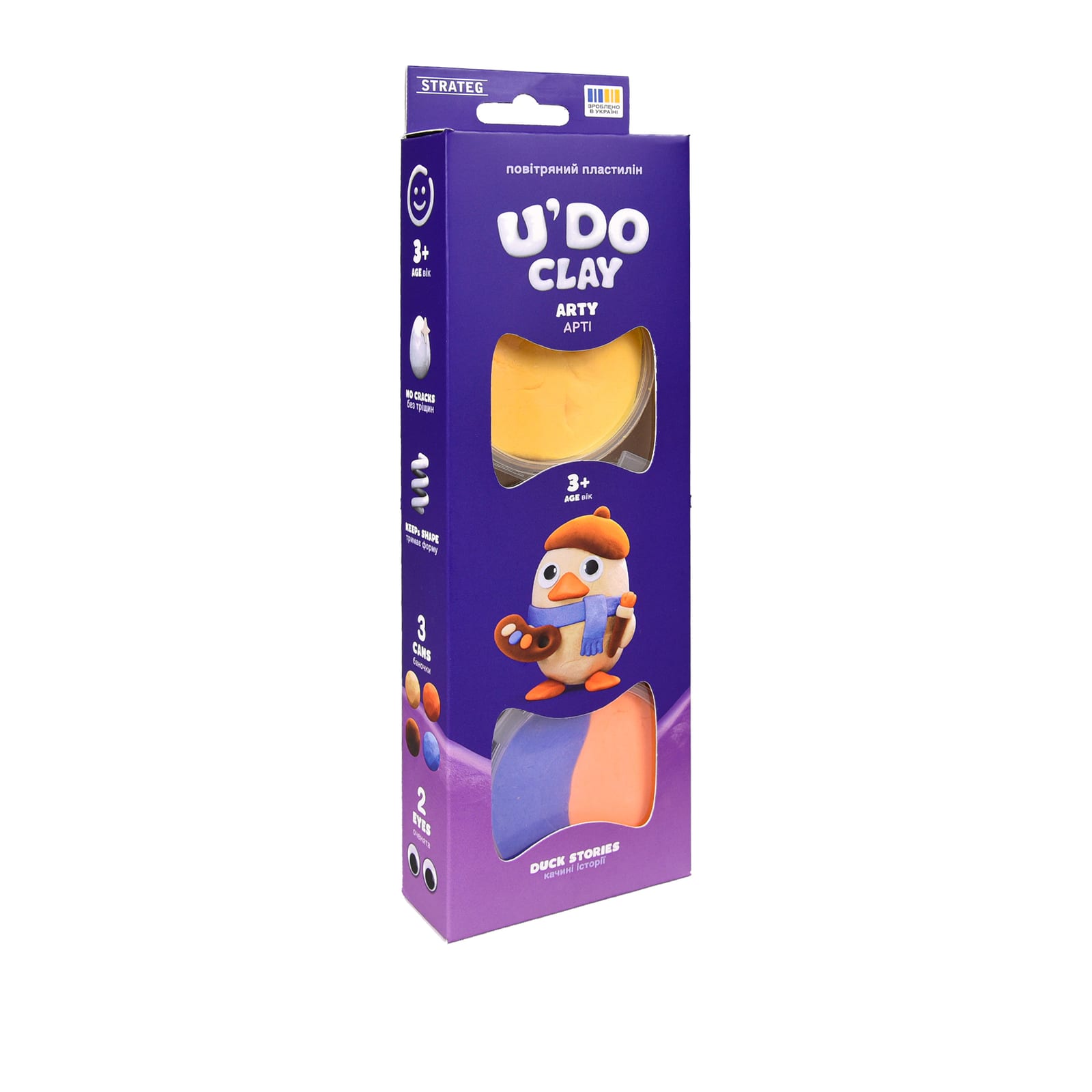 Набір для ліплення «U'do clay» Качині історії