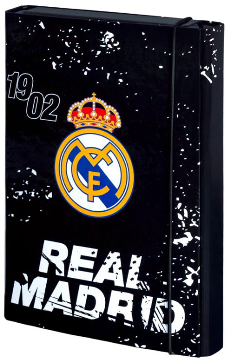 Папка для зош. В5 FC Real Madrid на резинці картон
