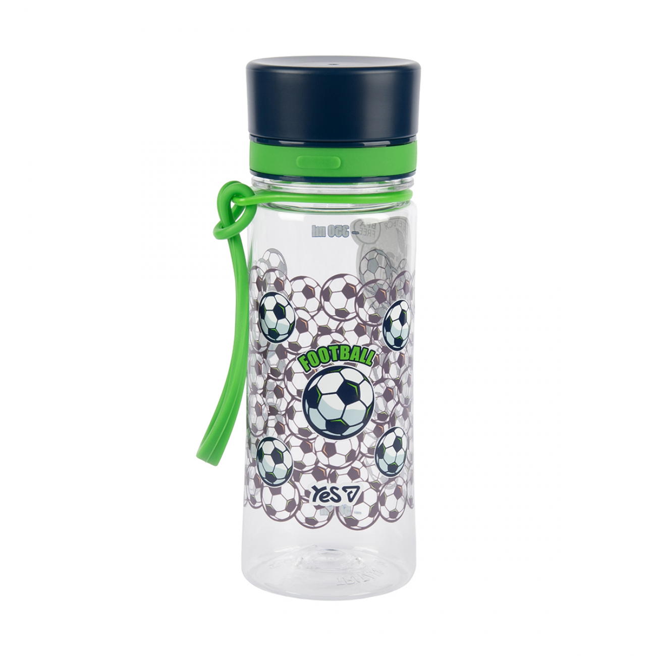 Пляшка для води пластикова 400мл Football