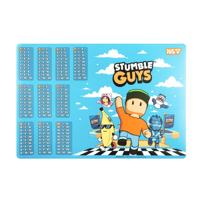 Підкладка для столу Stumble Guys Таблиця множення