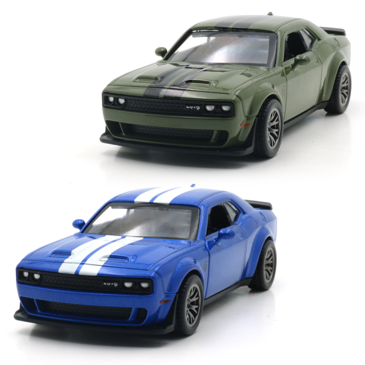 Автомодель «Technodriver» Dodge Cyallenger SRT Jailbreak синій, зелений