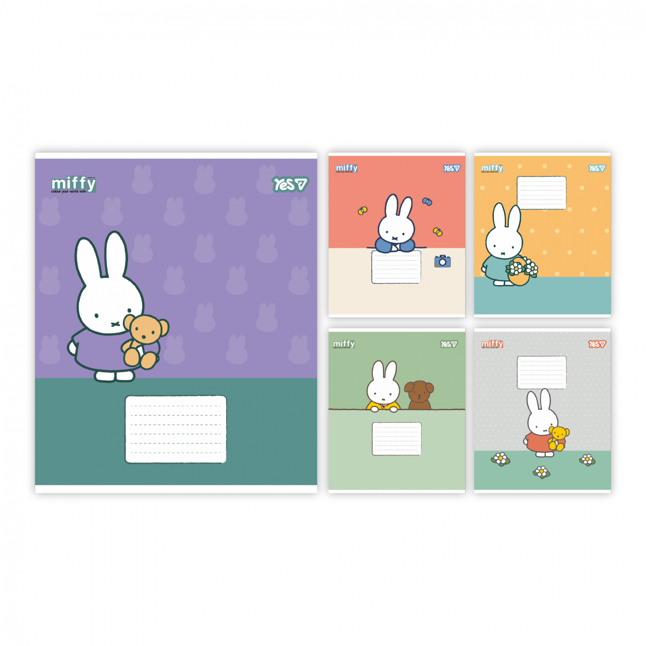 Зошит 12 аркушів клітинка My Miffy