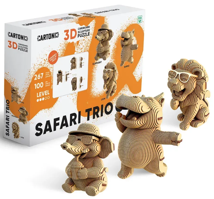 Пазли 3D «Cartonic» Safari Trio