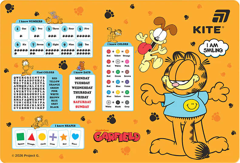 Підкладка для столу Garfield (42,5×29cм) PP