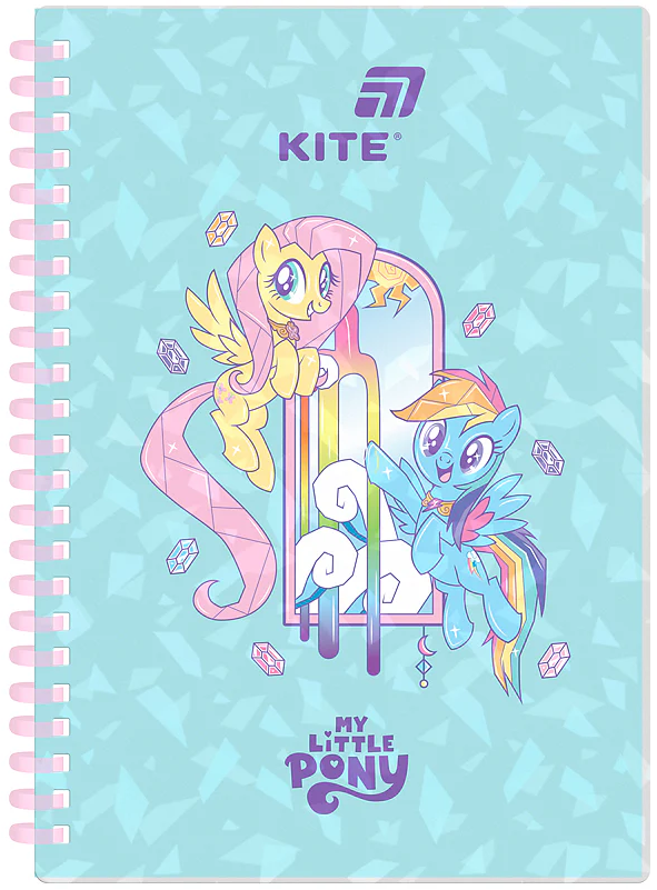 Блокнот пруж. А5 80 аркушів клітинка «My Little Pony»