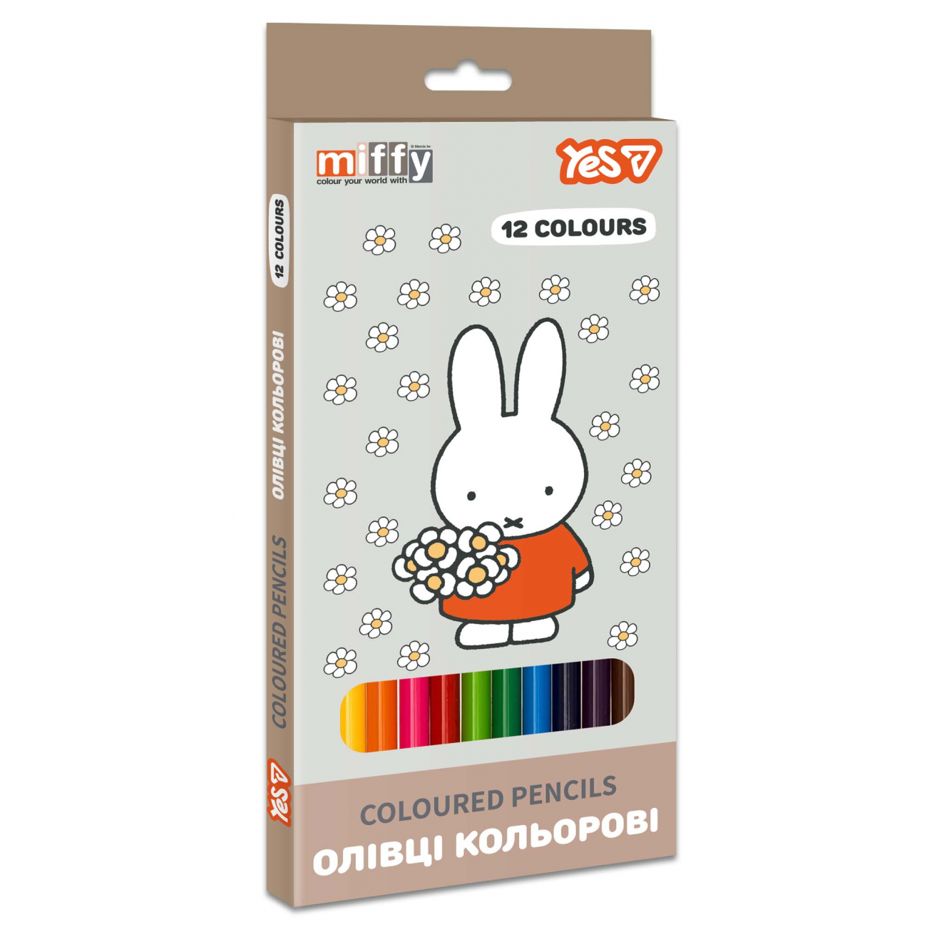 Олівці кольорові 12 кольорів «Yes» Miffy