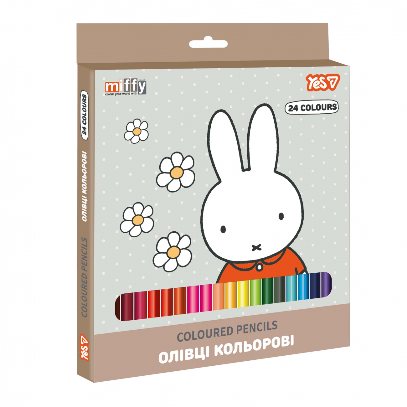 Олівці кольорові 24 кольори «Yes» Miffy