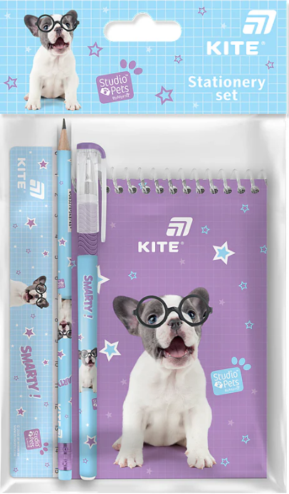 Набір канцтоварів 4 предмети Studio Pets