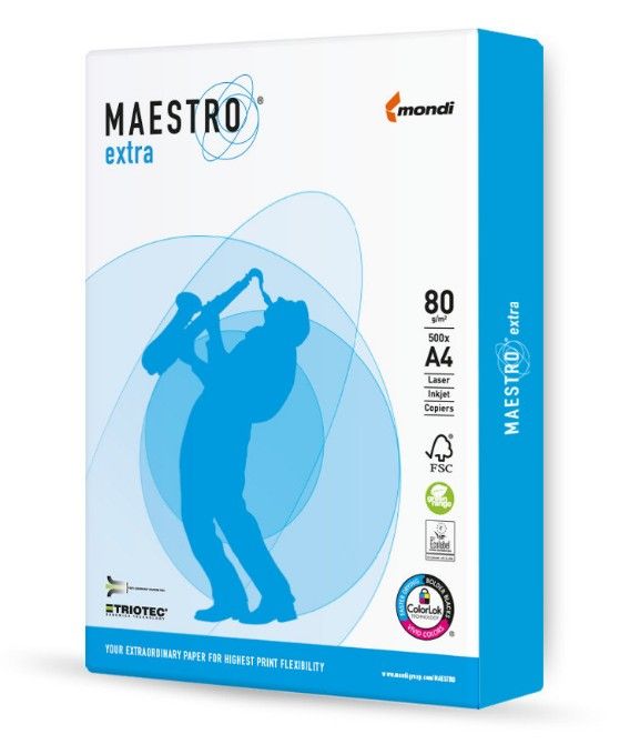 Папір офісний A4 «Maestro Extra» 80г/м2 (500арк)
