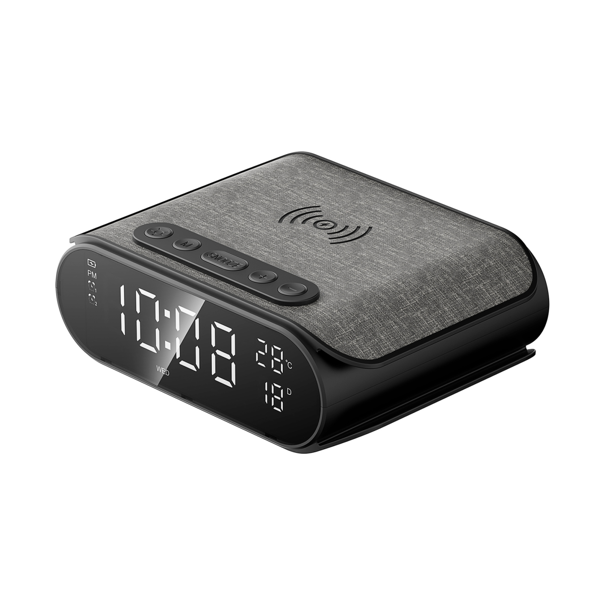 Зарядний пристрій Havit HAVIT W3040 15W black бездротовий, з годинником