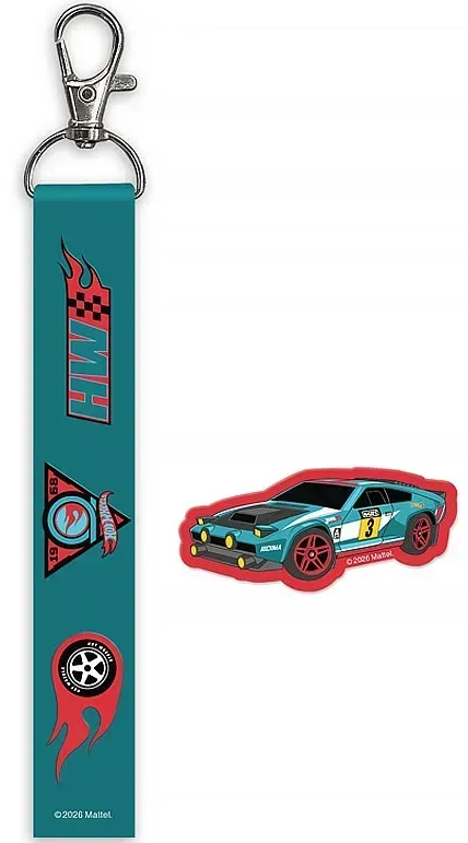 Бейдж Hot Wheels на липучці та підвіска, 2 шт