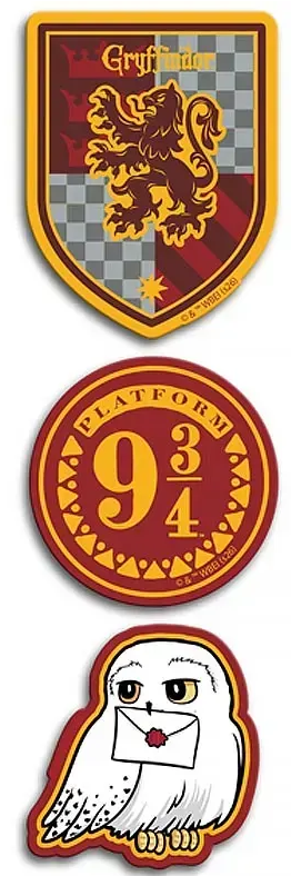 Бейдж Harry Potter на липучці, 3 шт