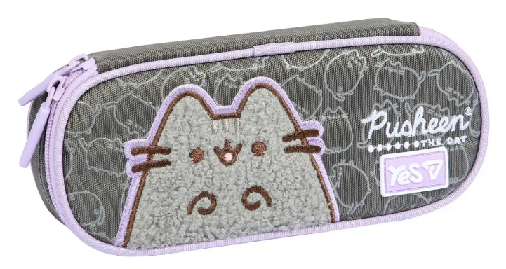 Пенал «Yes» Pusheen Gray м'який 1 відділення