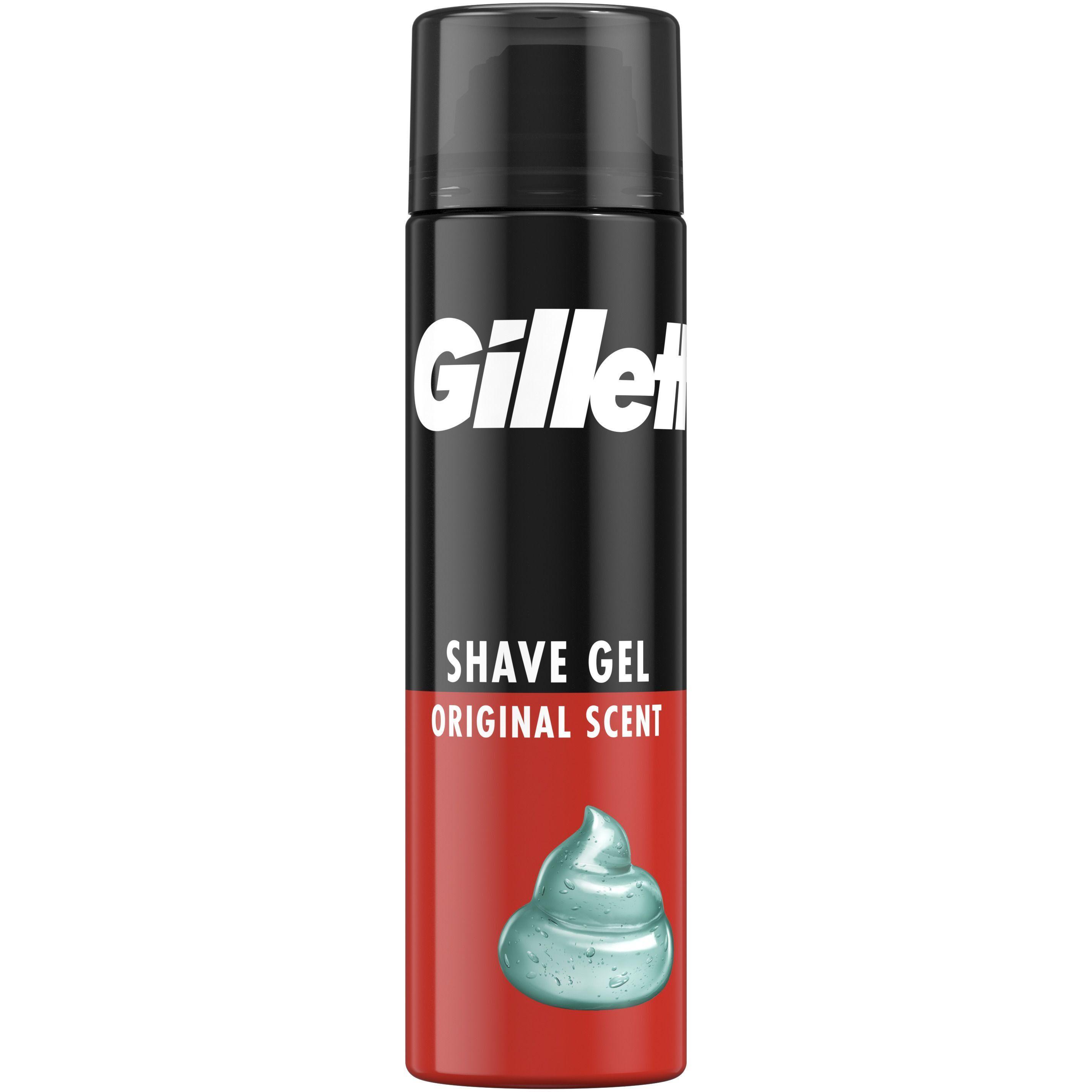 Гель для гоління «Gillette» Оріджинал Сент Регюлар 200мл