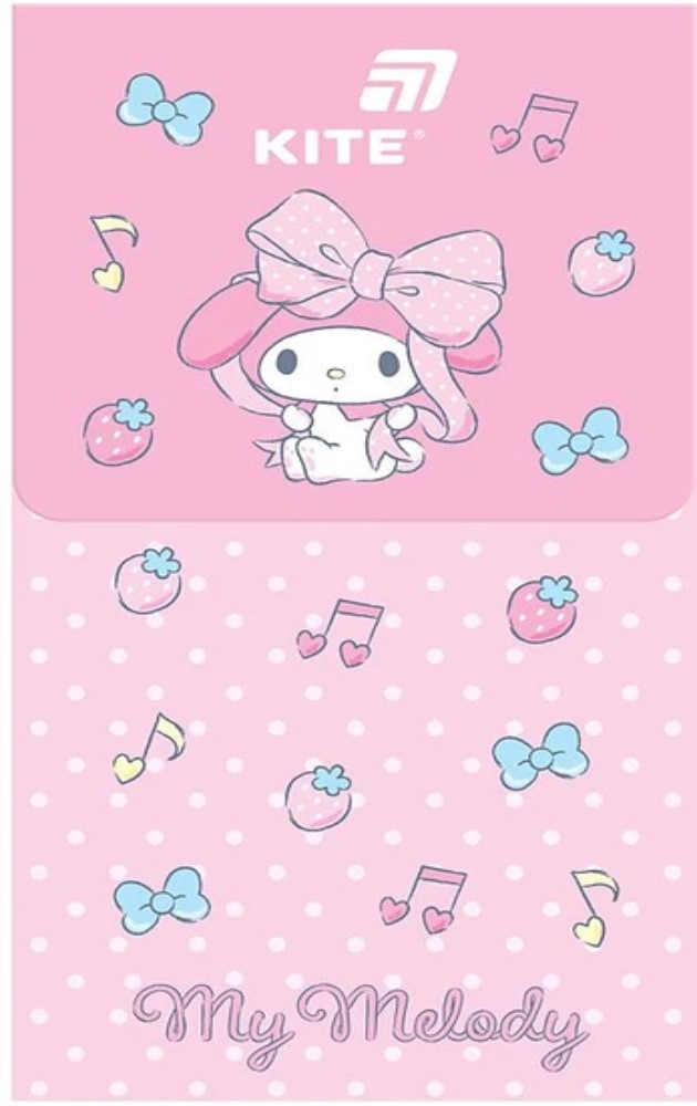 Блокнот А5 60 аркушів клітинка тверда обкладинка «My Melody»
