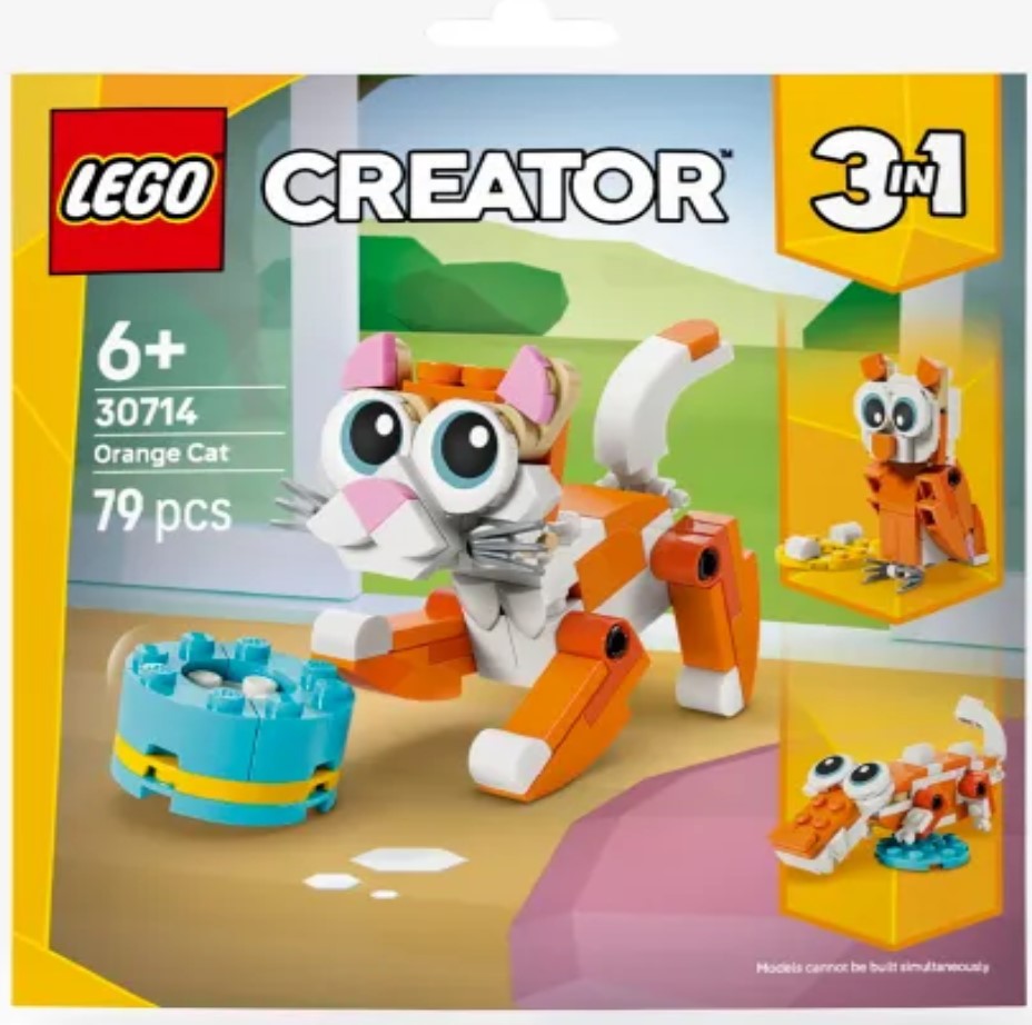 Конструктор «LEGO» Mini-Builds Конструктор Помаранчевий кіт V29