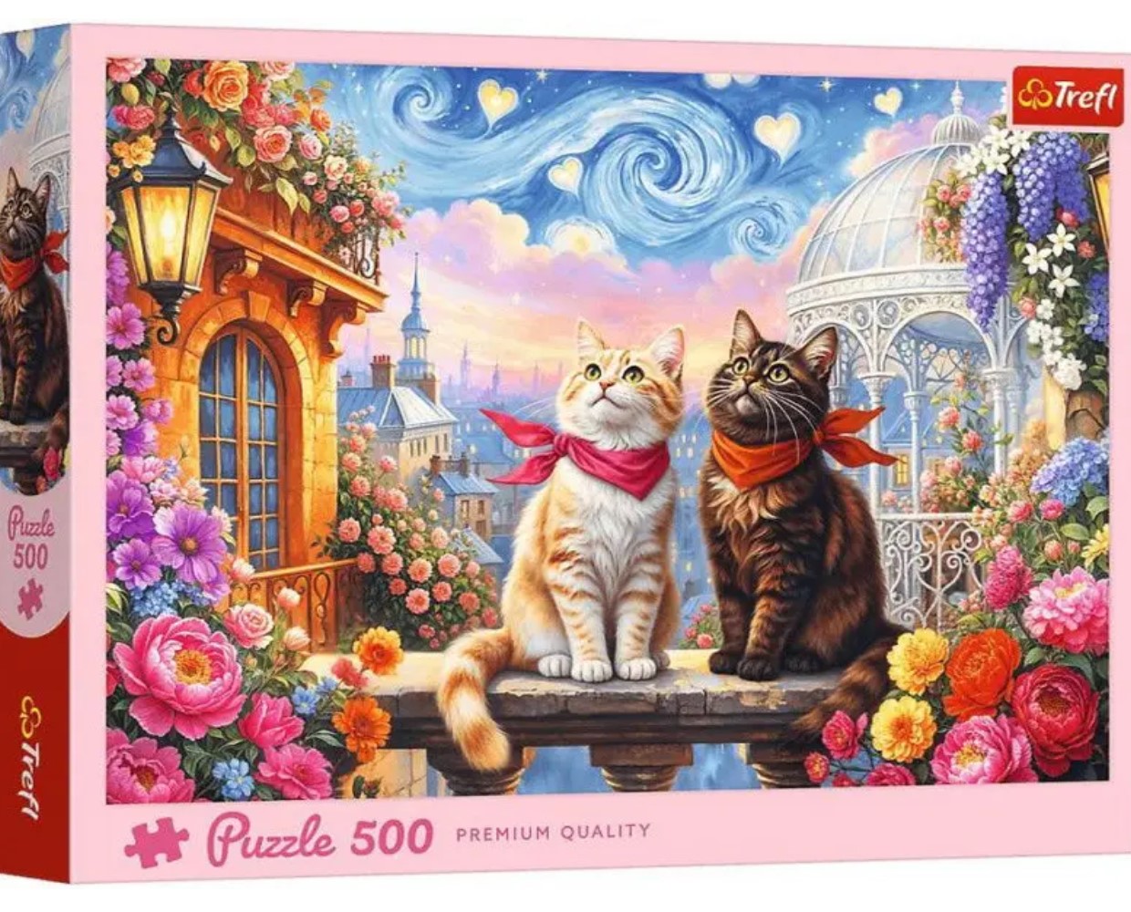 Пазли Trefl 500 елементів Люблячі котики