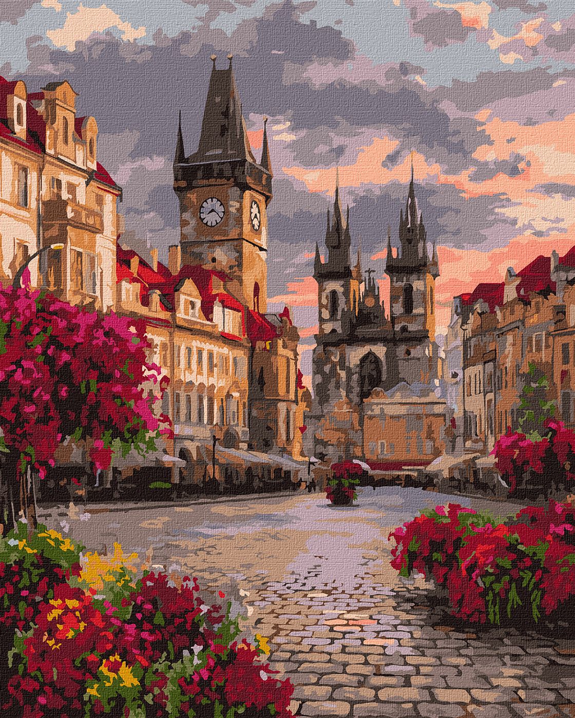 Картини по номерах акрилові «Велич Праги» 40×50см