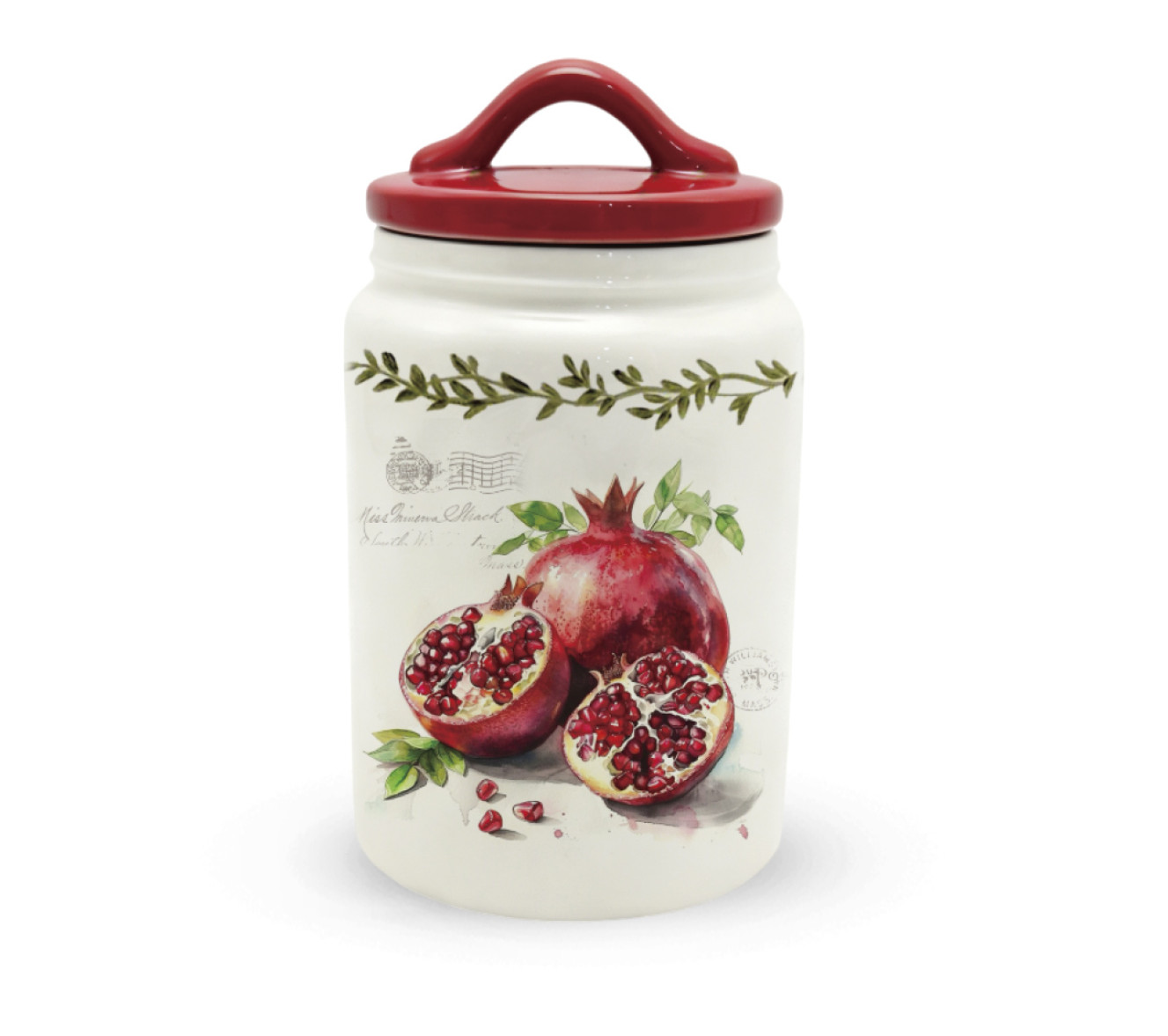Ємність для сипучих продуктів прод. керамічна «Гранат» 1,2л