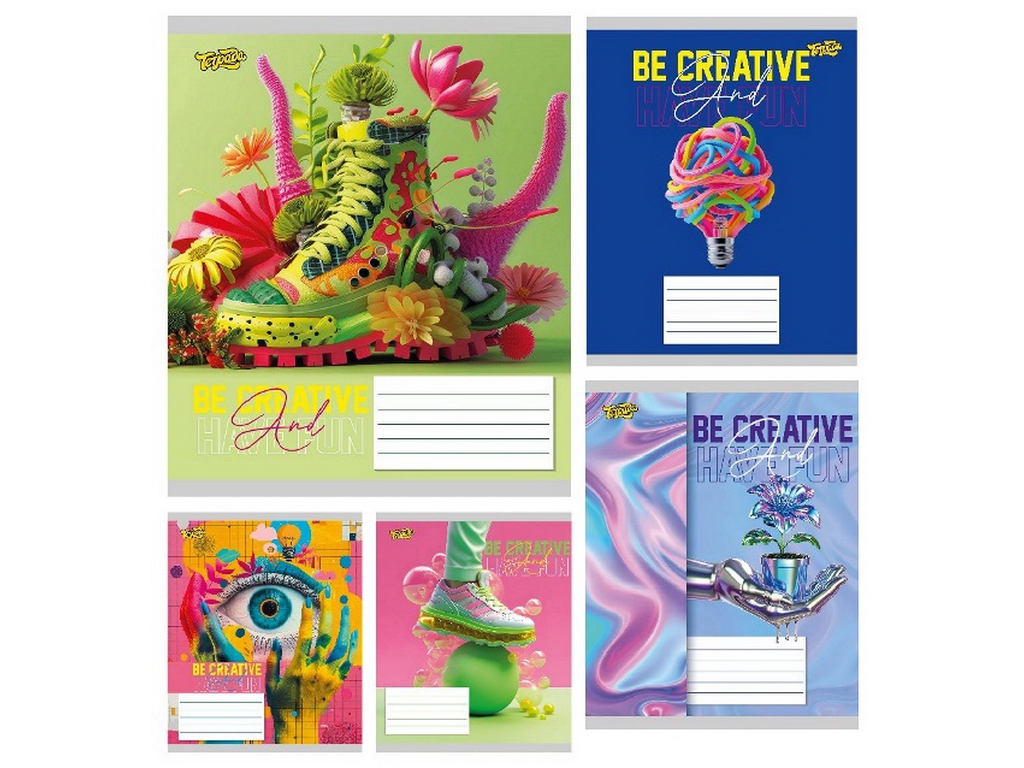 Зошит 48 аркушів клітинка «Creative»