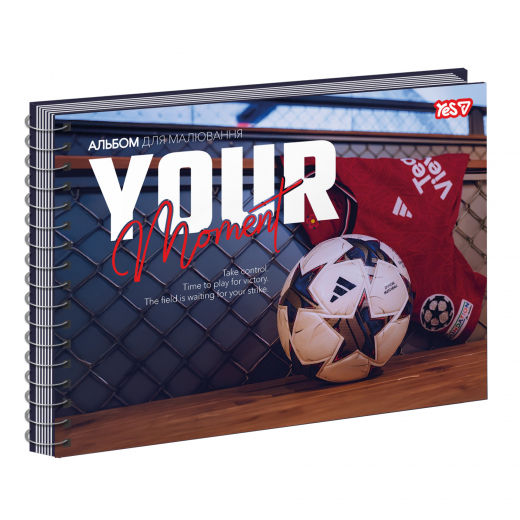 Альбом для малювання на пружині 30/100 А4 з перфорацією Your moment