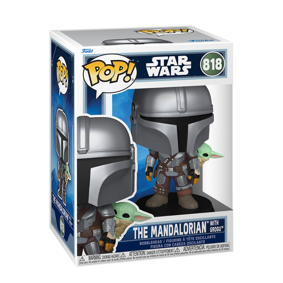 Фігурка FUNKO POP! cерії «Мандалорець» - МАНДАЛОРЕЦЬ З ҐРОҐУ НА СПИНІ