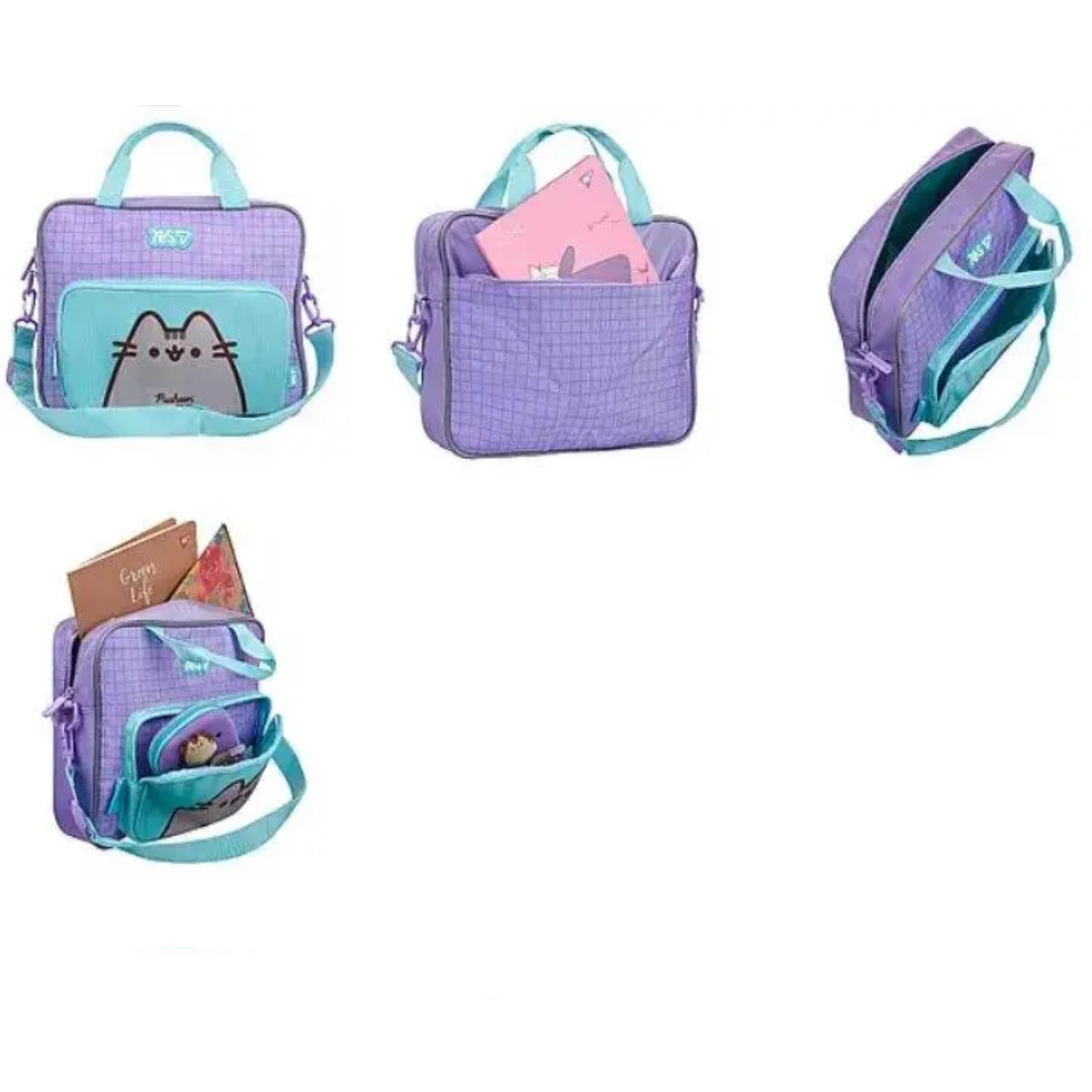 Сумка шкільна А4 B-1 Pusheen Summer 1 відділення, 2 кишені