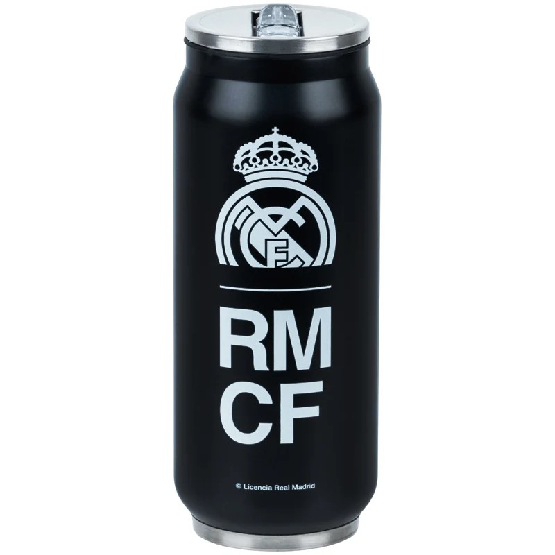 Термочашка металева з трубочкою 0,5л «Kite» FC Real Madrid