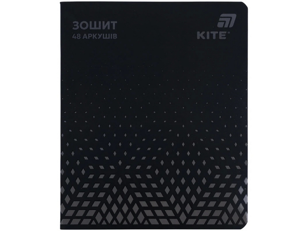 Зошит 48 аркушів клітинка «Kite» софт тач+УФ лак One color 5