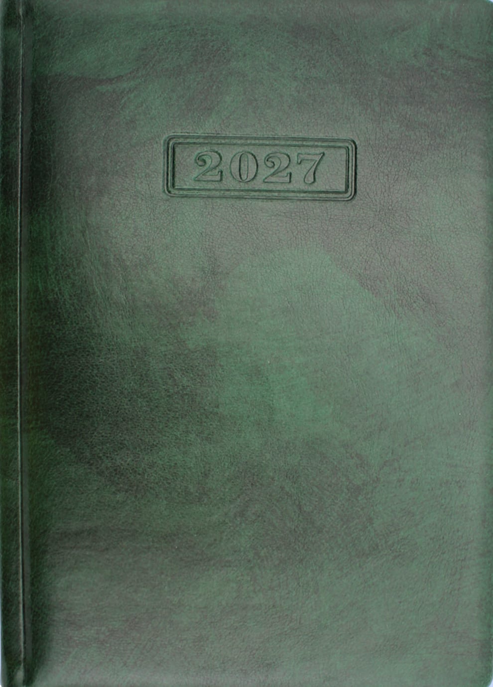 Щоденник А5 «Optima» дат2027 Fantasy зелений