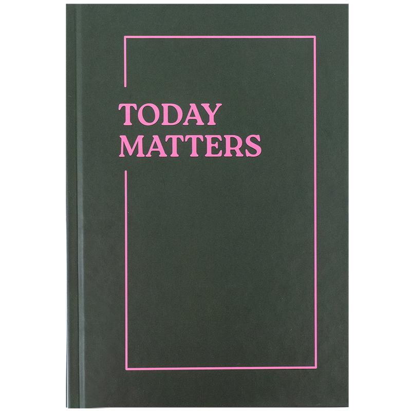 Блокнот А5 96 аркушів клітинка тверда обкладинка «Today matters»