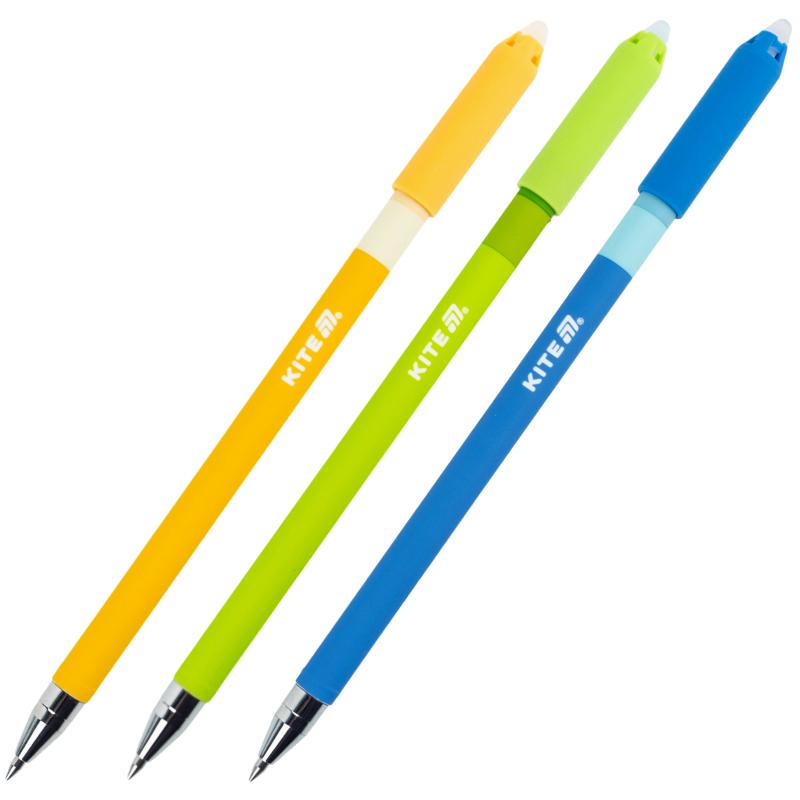 Ручка гелева «Kite» Color «пиши-стирай» 0,5мм синя