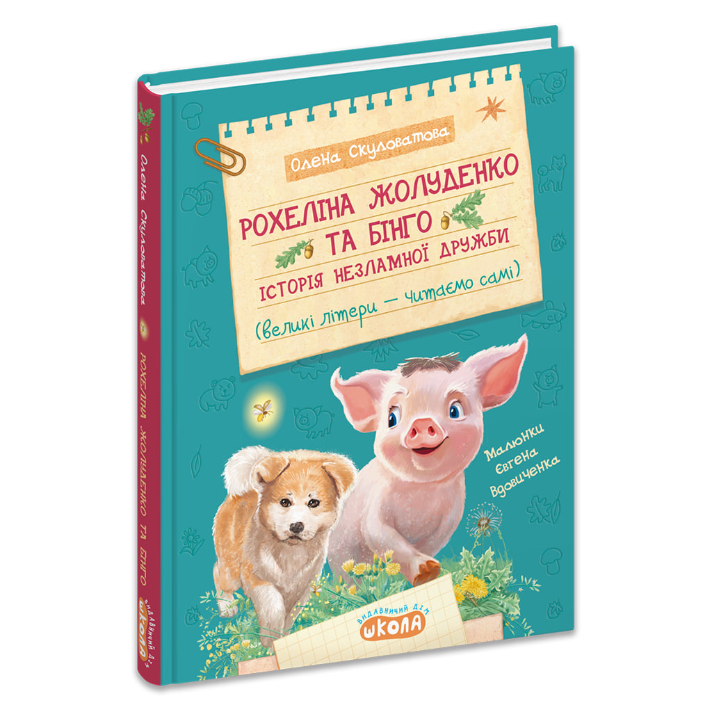 Книжка А5 «Рохеліна Жолуденко та Бінго. Моя перша бібліотечка» В.Нестайко