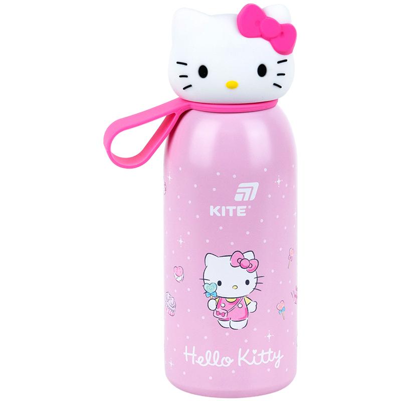 Термос металевий 0,35л «Kite» Hello Kitty з фігурною кришкою